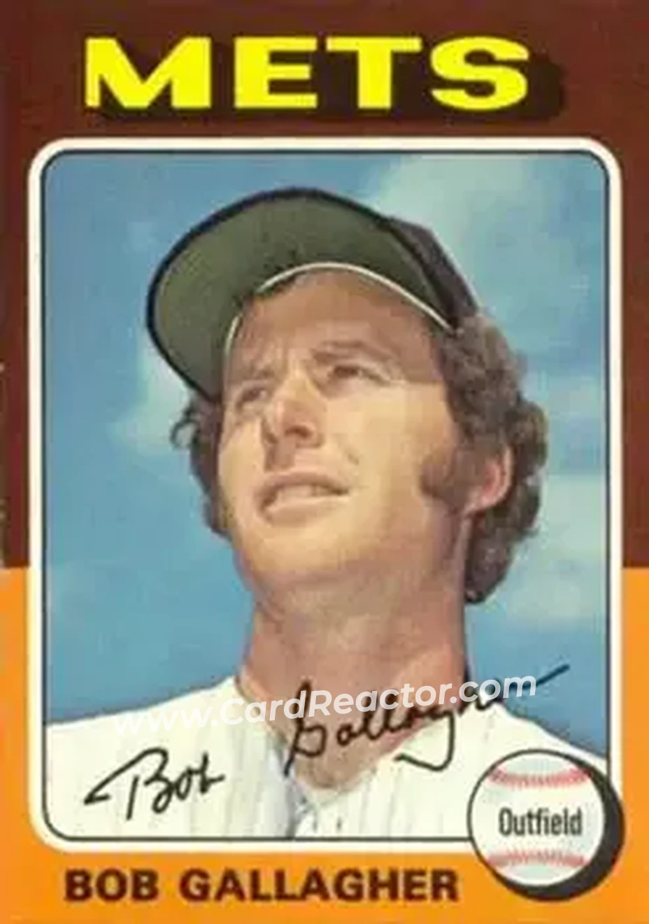 1975 Topps #406 - Bob Gallagher - New York Mets - Front