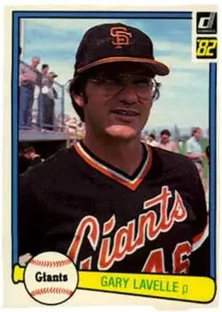 1982 Donruss #60 - Gary Lavelle - San Francisco Giants