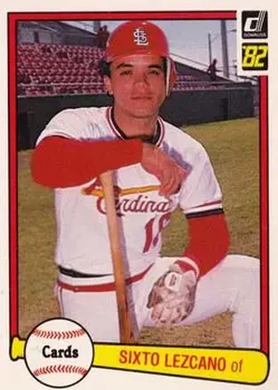 1982 Donruss #64 - Sixto Lezcano - St. Louis Cardinals