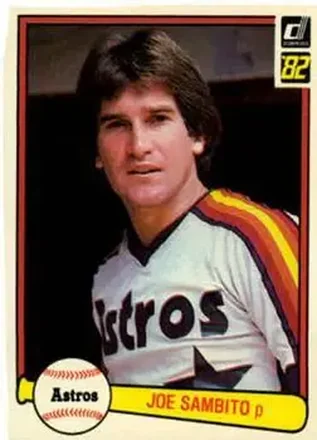 1982 Donruss #65 - Joe Sambito - Houston Astros 1982 Donruss #65 - Joe Sambito - Houston Astros
