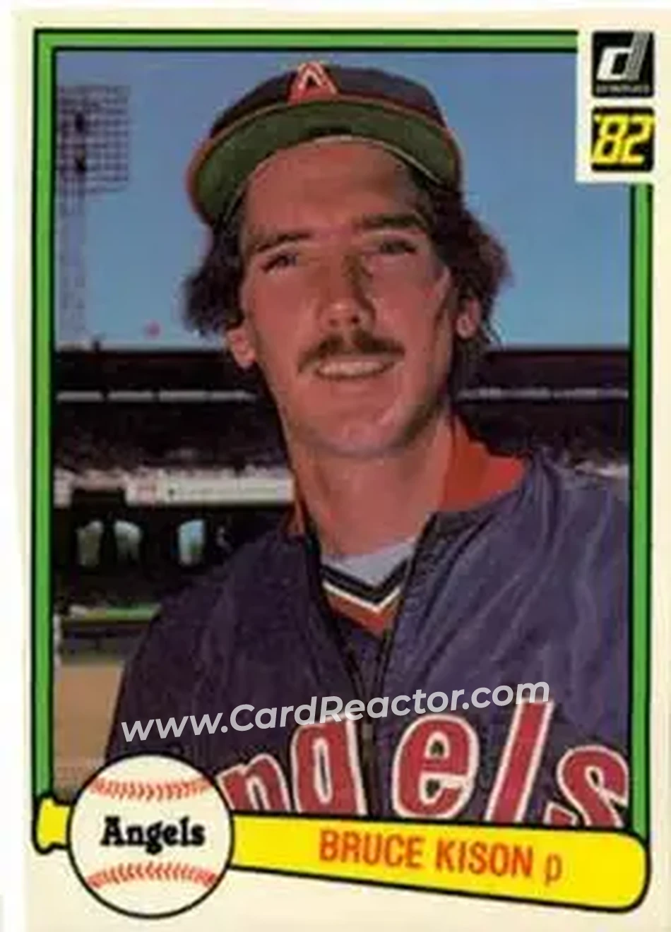 1982 Donruss #66 - Bruce Kison - California Angels - Front