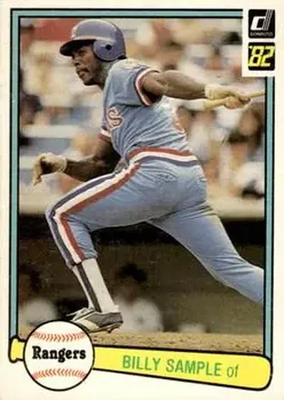 1982 Donruss #69 - Billy Sample - Texas Rangers