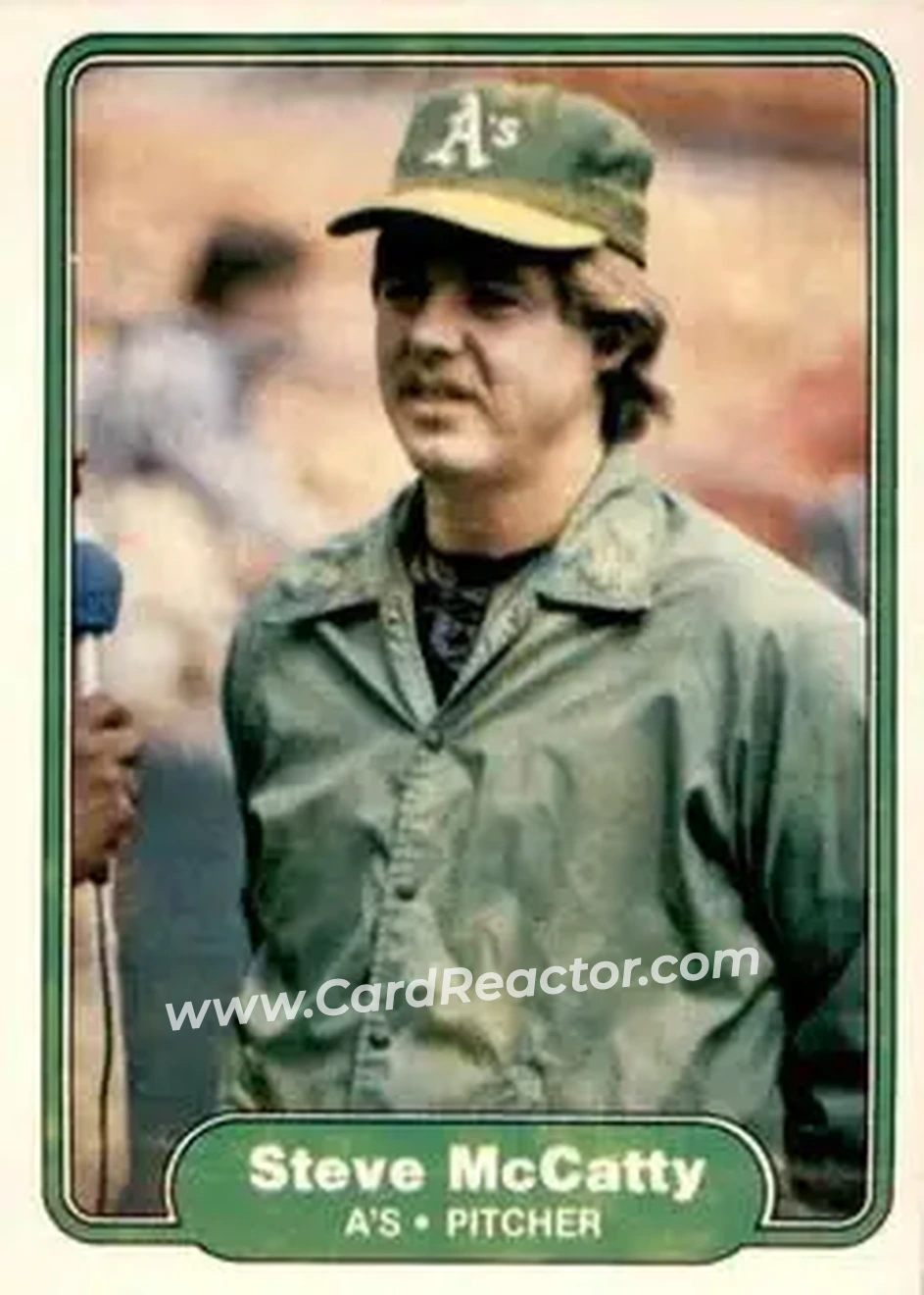 1982 Fleer #99 - Steve McCatty - Oakland Athletics - Front
