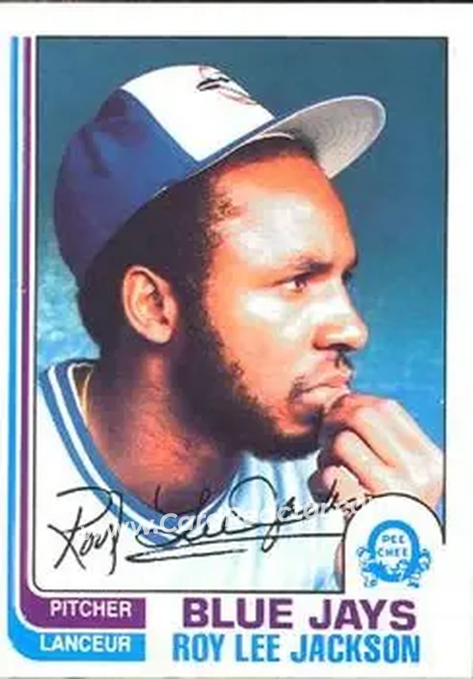 1982 O-Pee-Chee #71 - Roy Lee Jackson - Toronto Blue Jays - Front