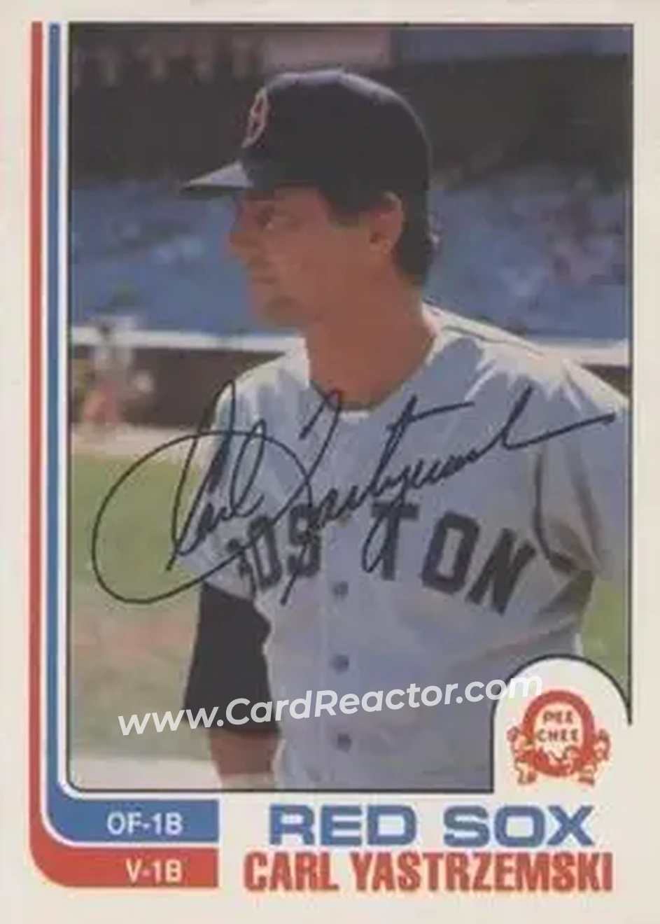 1982 O-Pee-Chee #72 - Carl Yastrzemski - Boston Red Sox - Front