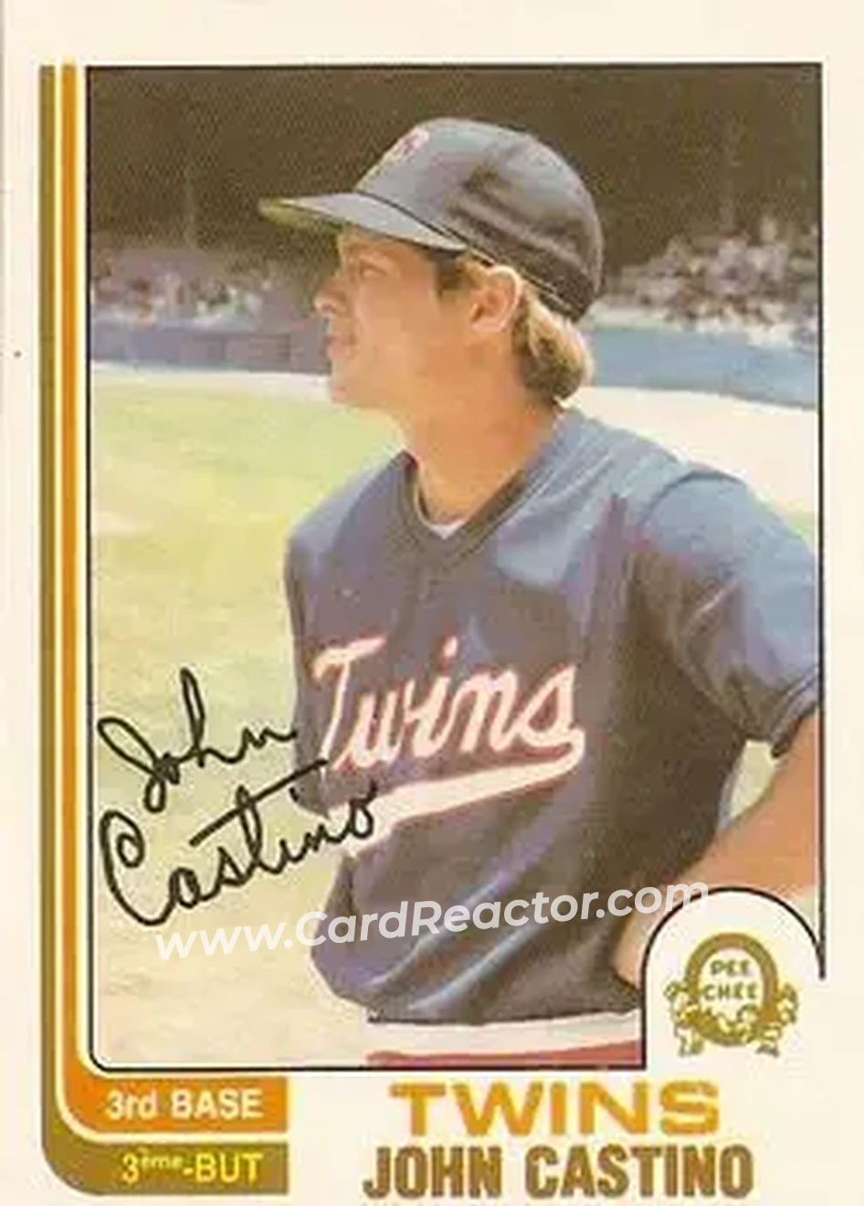 1982 O-Pee-Chee #73 - John Castino - Minnesota Twins - Front