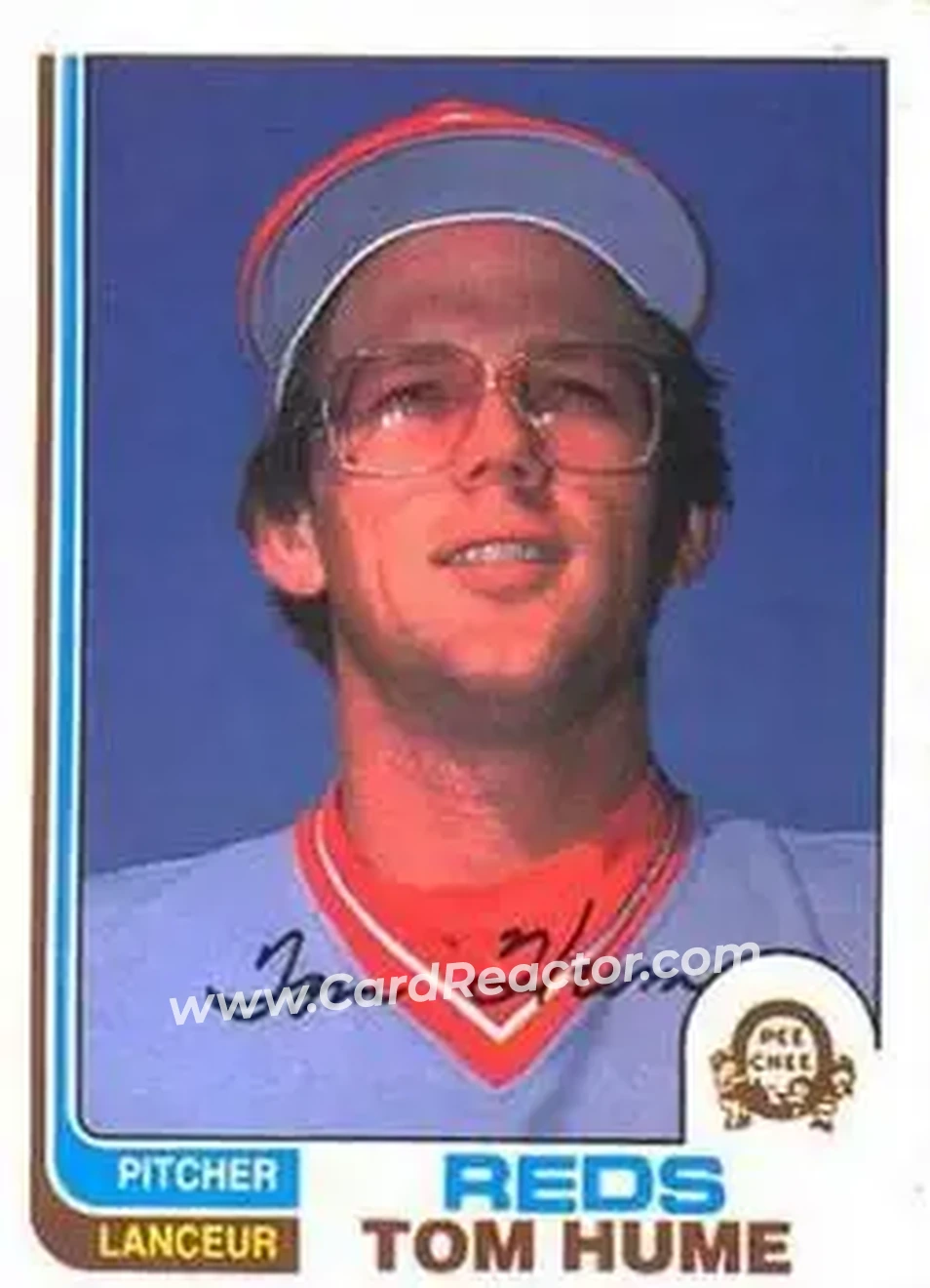 1982 O-Pee-Chee #79 - Tom Hume - Cincinnati Reds - Front