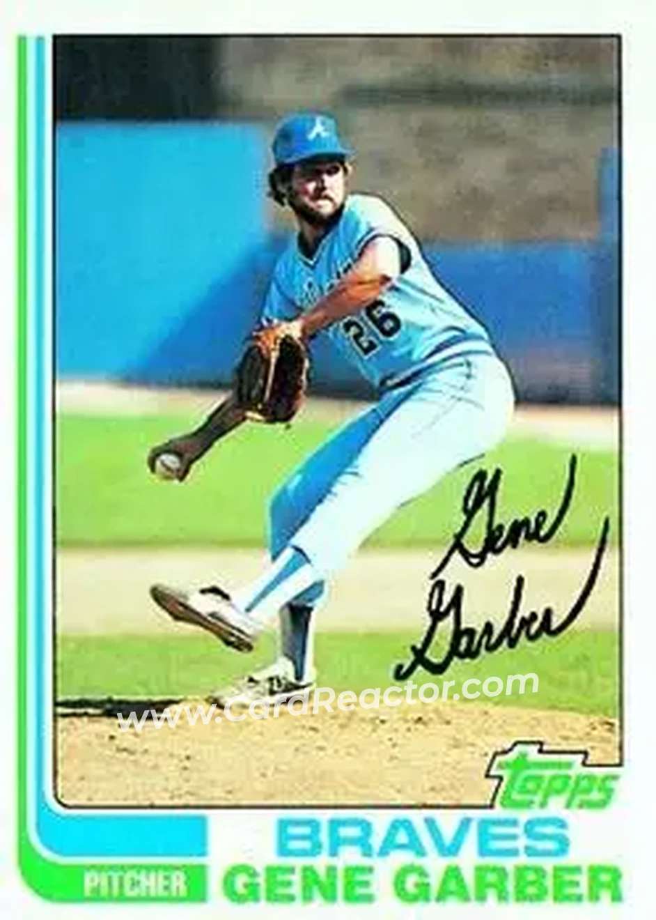 1982 Topps #32 - Gene Garber - Atlanta Braves - Front