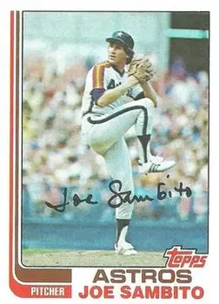 1982 Topps #34 - Joe Sambito - Houston Astros