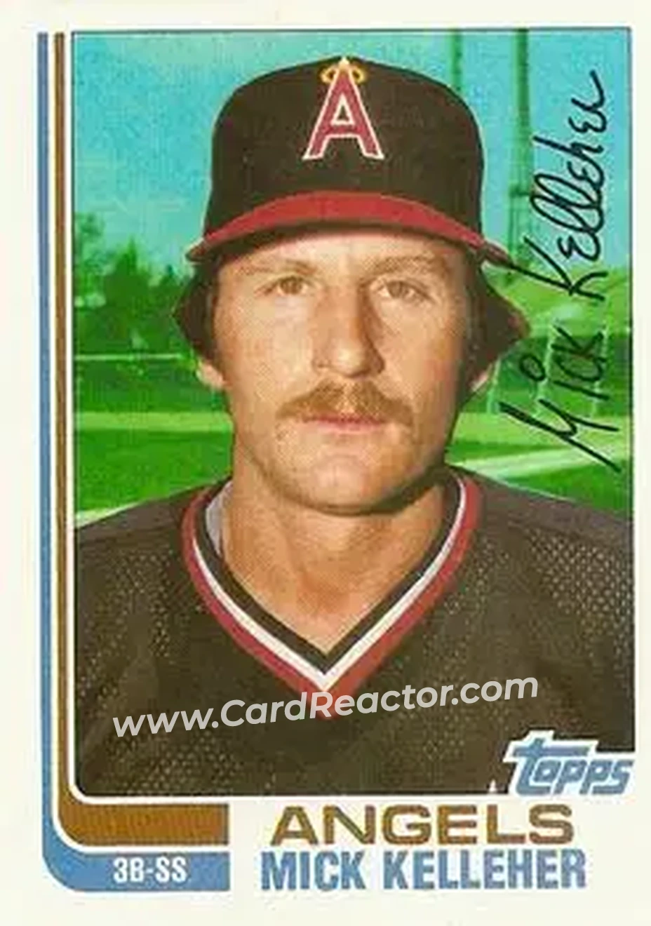 1982 Topps Traded #53T - Mick Kelleher - California Angels - Front