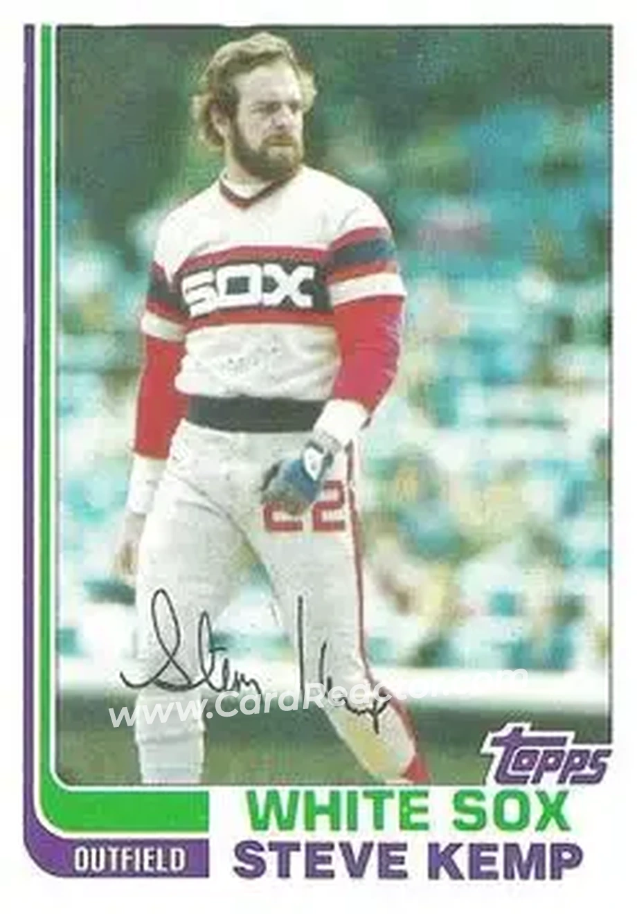 1982 Topps Traded #54T - Steve Kemp - Chicago White Sox - Front