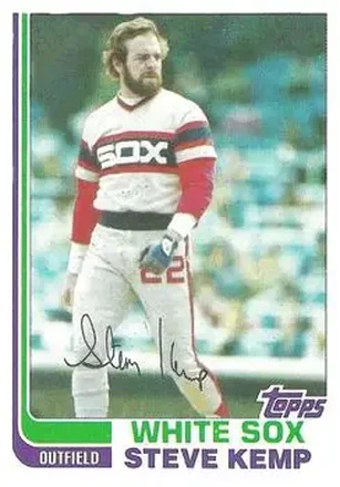 1982 Topps Traded #54T - Steve Kemp - Chicago White Sox 1982 Topps Traded #54T - Steve Kemp - Chicago White Sox