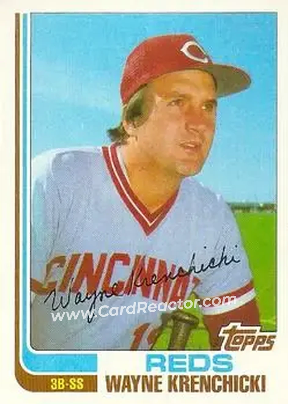 1982 Topps Traded #58T - Wayne Krenchicki - Cincinnati Reds - Front