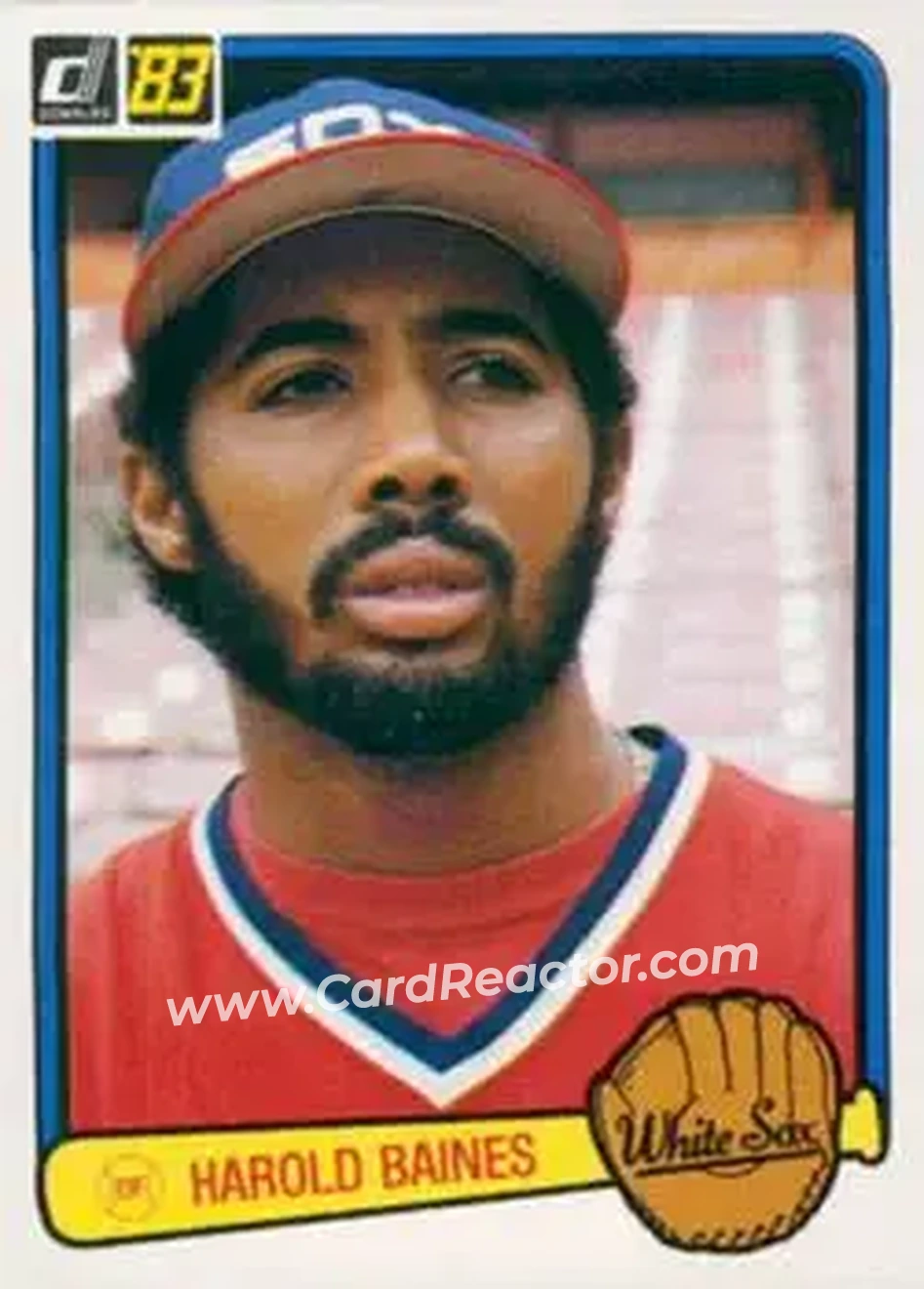 1983 Donruss #143 - Harold Baines - Chicago White Sox - Front 1983 Donruss #143 - Harold Baines - Chicago White Sox - Front