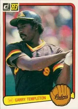 1983 Donruss #145 - Garry Templeton - San Diego Padres 1983 Donruss #145 - Garry Templeton - San Diego Padres