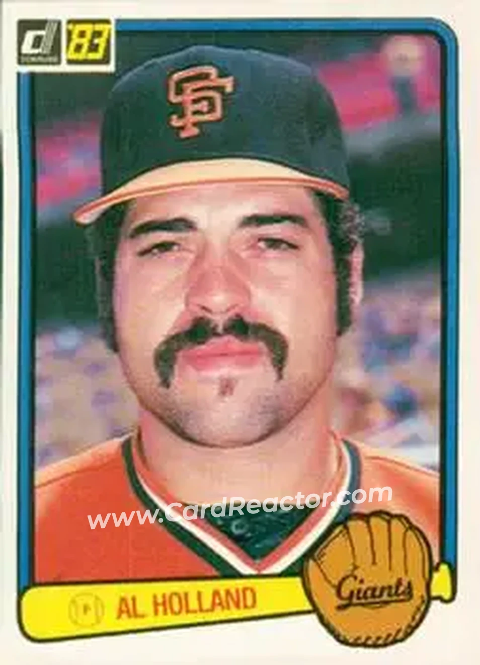 1983 Donruss #146 - Al Holland - San Francisco Giants - Front