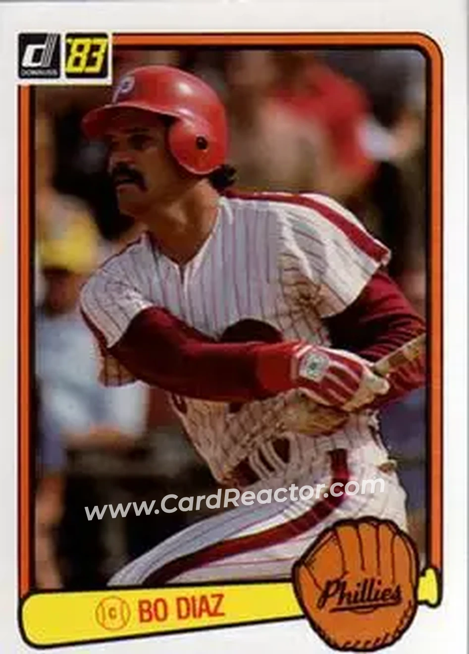 1983 Donruss #147 - Bo Diaz - Philadelphia Phillies - Front