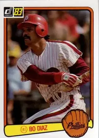 1983 Donruss #147 - Bo Diaz - Philadelphia Phillies