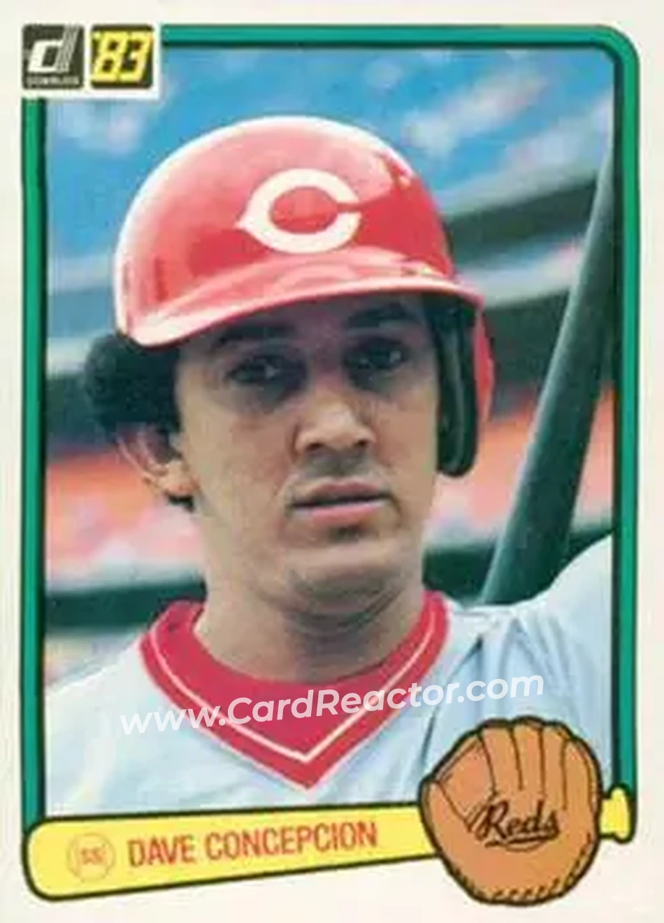1983 Donruss #148 - Dave Concepcion - Cincinnati Reds - Front