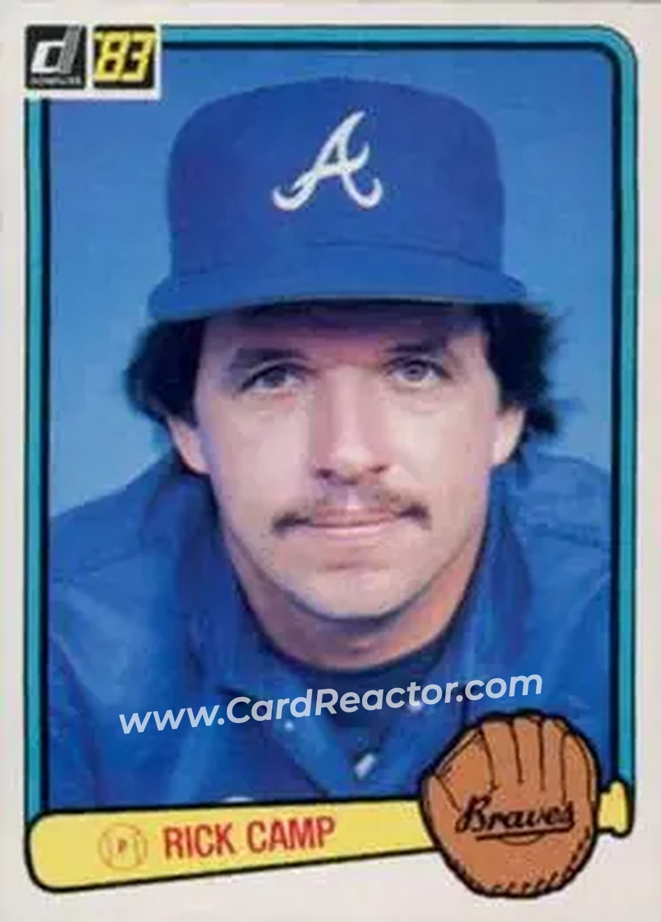 1983 Donruss #149 - Rick Camp - Atlanta Braves - Front 1983 Donruss #149 - Rick Camp - Atlanta Braves - Front