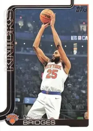 2025-26 Topps #18 - Mikal Bridges - New York Knicks