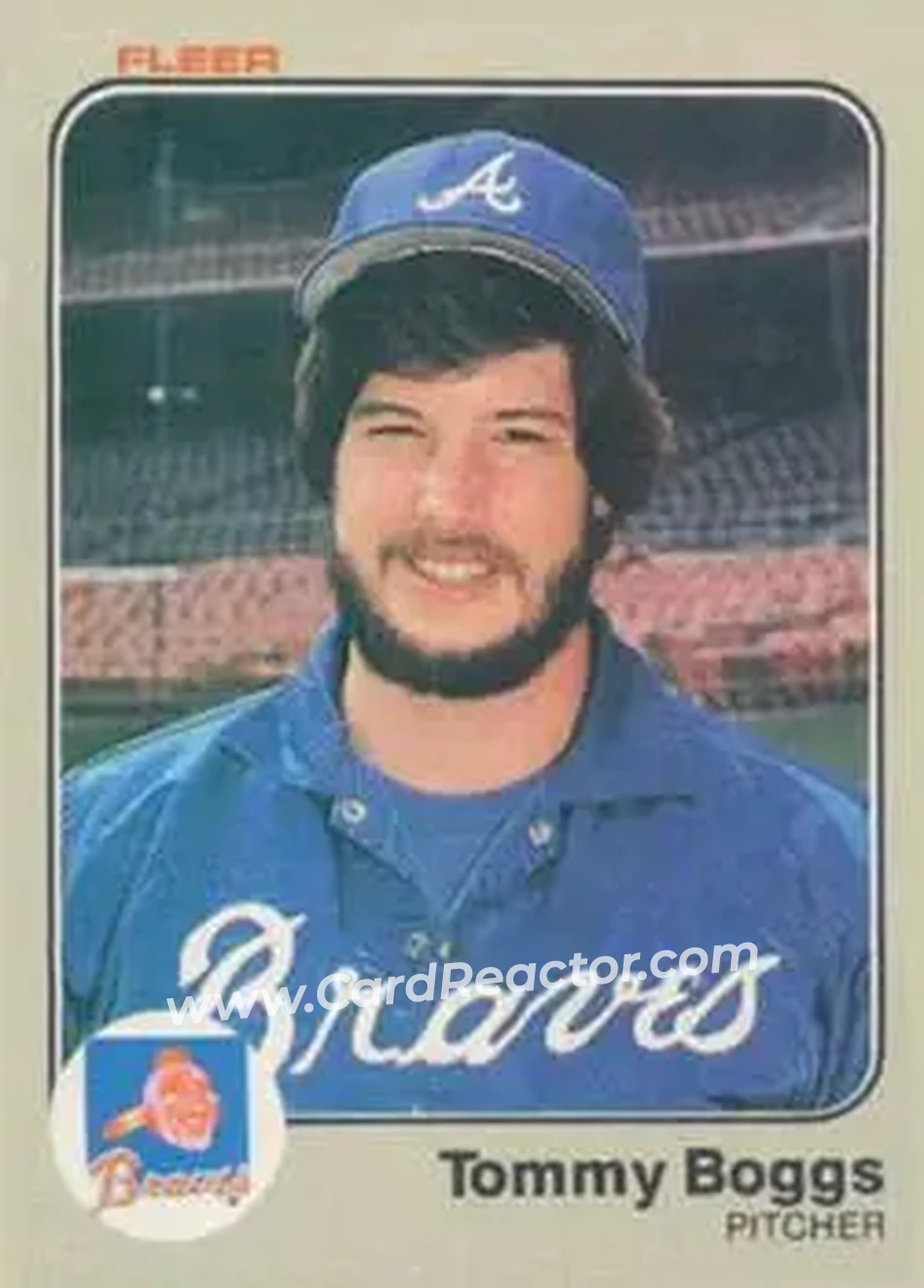 1983 Fleer #131 - Tommy Boggs - Atlanta Braves - Front 1983 Fleer #131 - Tommy Boggs - Atlanta Braves - Front