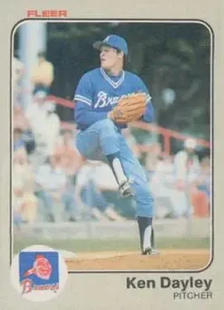 1983 Fleer #135 - Ken Dayley - Atlanta Braves 1983 Fleer #135 - Ken Dayley - Atlanta Braves