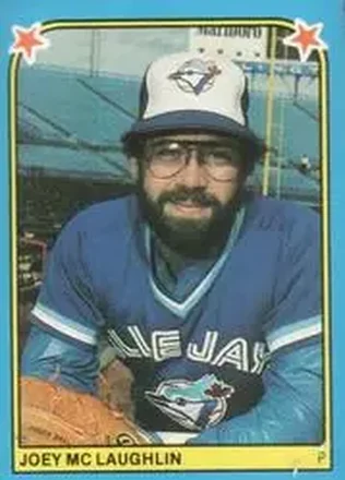 1983 Fleer Star Stickers #107 - Joey McLaughlin - Toronto Blue Jays