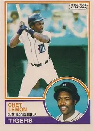1983 O-Pee-Chee #53 - Chet Lemon - Detroit Tigers