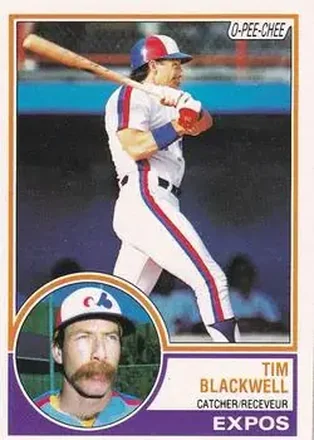 1983 O-Pee-Chee #57 - Tim Blackwell - Montreal Expos
