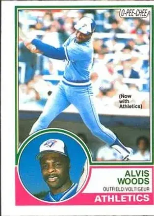 1983 O-Pee-Chee #59 - Alvis Woods - Oakland Athletics