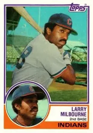 1983 Topps #91 - Larry Milbourne - Cleveland Indians 1983 Topps #91 - Larry Milbourne - Cleveland Indians