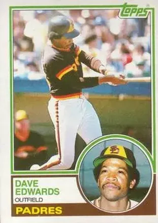 1983 Topps #94 - Dave Edwards - San Diego Padres