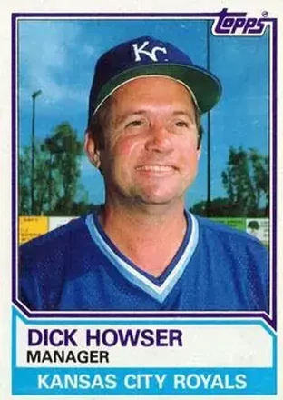 1983 Topps #96 - Dick Howser - Kansas City Royals 1983 Topps #96 - Dick Howser - Kansas City Royals