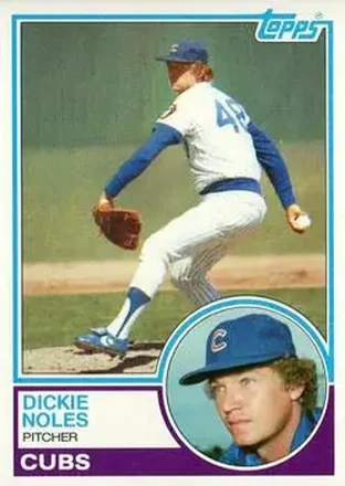 1983 Topps #99 - Dickie Noles - Chicago Cubs