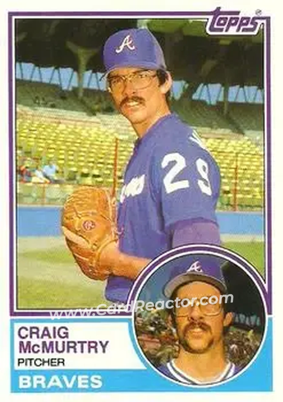 1983 Topps Traded #69T - Craig McMurtry - Atlanta Braves - Front