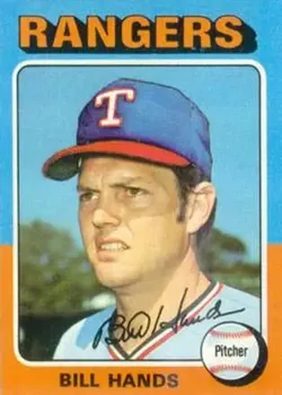 1975 Topps #412 - Bill Hands - Texas Rangers