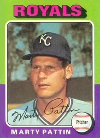 1975 Topps #413 - Marty Pattin - Kansas City Royals