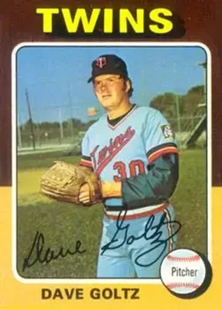 1975 Topps #419 - Dave Goltz - Minnesota Twins