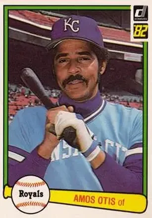 1982 Donruss #70 - Amos Otis - Kansas City Royals