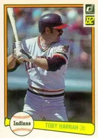 1982 Donruss #72 - Toby Harrah - Cleveland Indians 1982 Donruss #72 - Toby Harrah - Cleveland Indians