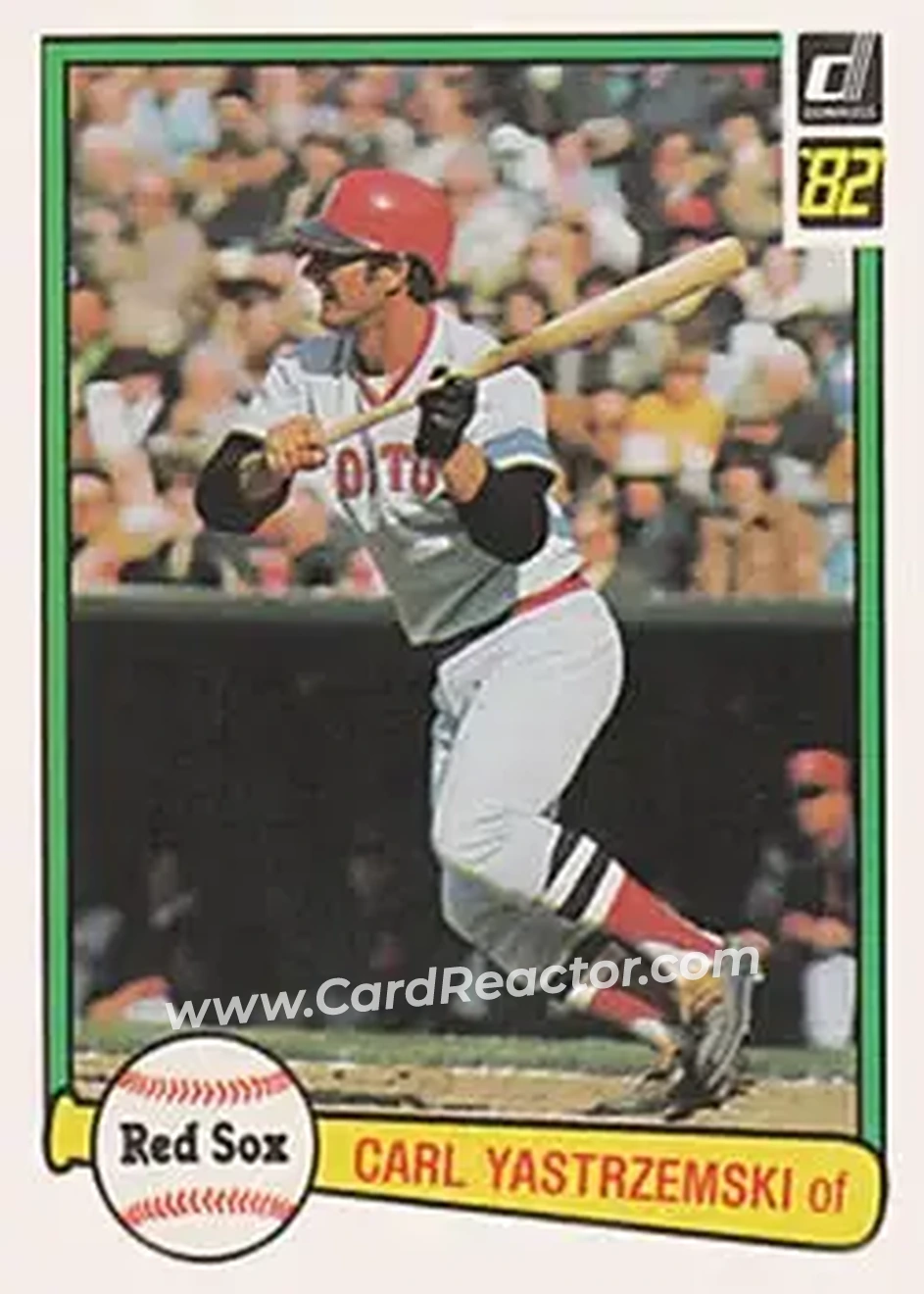 1982 Donruss #74 - Carl Yastrzemski - Boston Red Sox - Front