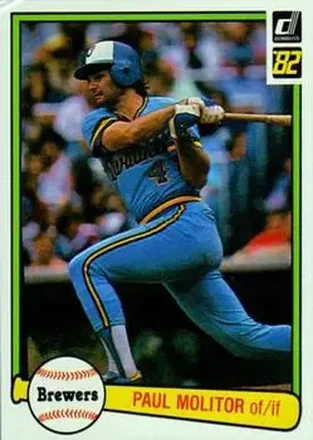 1982 Donruss #78 Paul Molitor