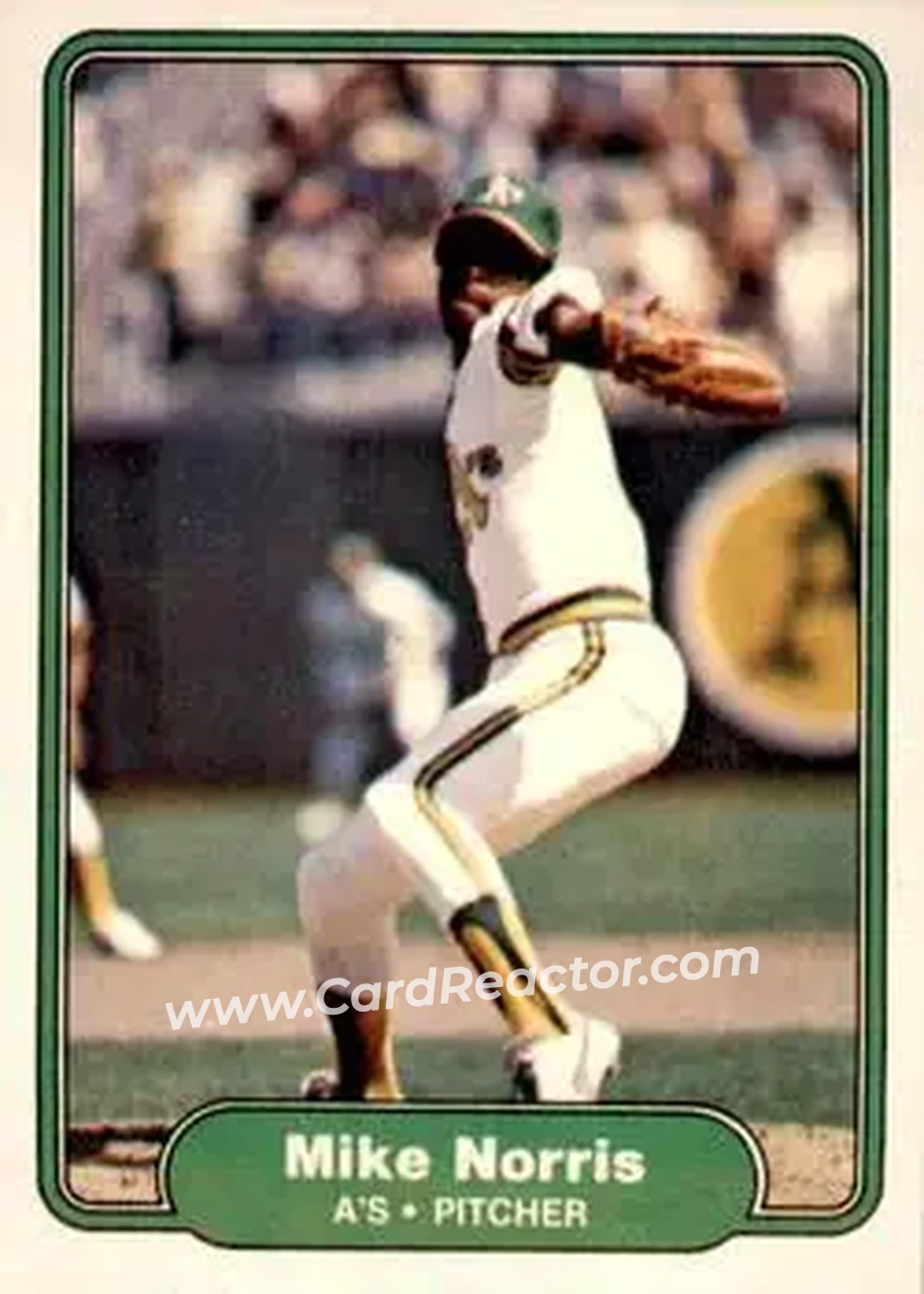 1982 Fleer #103 - Mike Norris - Oakland Athletics - Front