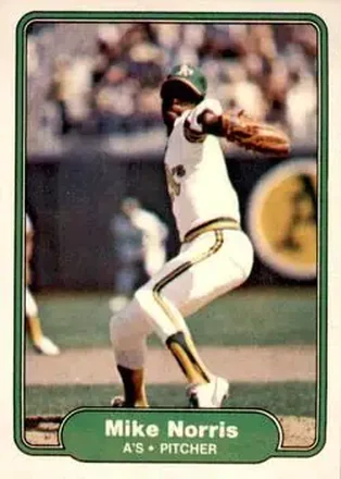 1982 Fleer #103 - Mike Norris - Oakland Athletics 1982 Fleer #103 - Mike Norris - Oakland Athletics