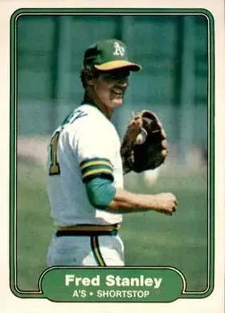 1982 Fleer #108 - Fred Stanley - Oakland Athletics 1982 Fleer #108 - Fred Stanley - Oakland Athletics