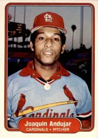 1982 Fleer #110 - Joaquin Andujar - St. Louis Cardinals