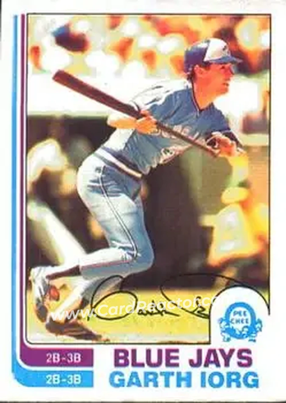 1982 O-Pee-Chee #83 - Garth Iorg - Toronto Blue Jays - Front