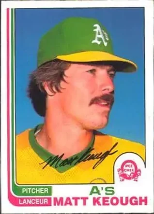 1982 O-Pee-Chee #87 - Matt Keough - Oakland Athletics