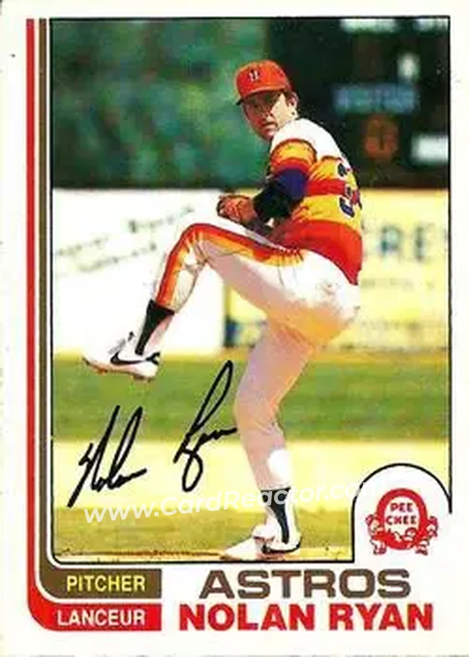 1982 O-Pee-Chee #90 - Nolan Ryan - Houston Astros - Front